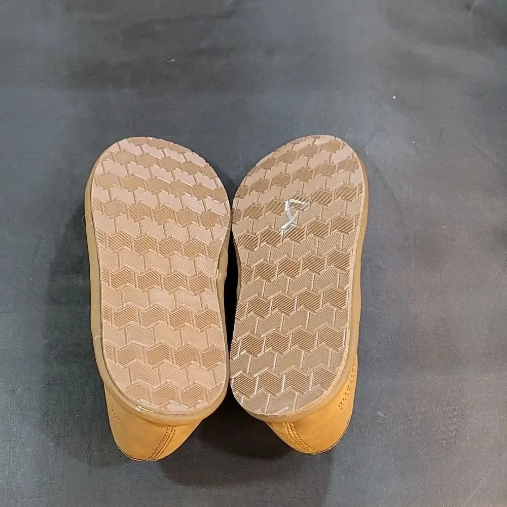 BRAND NEW PERRY ELLIS ROUND-TOE FAUX FUR INSOLE KIDS SLIPPERS